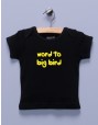 "Word to Big Bird" Black Shirt / T-Shirt